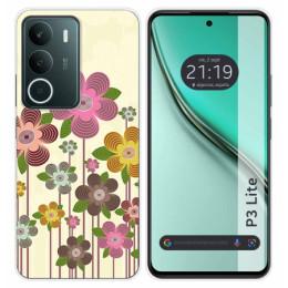 Funda Silicona para Realme P3 lite diseño Primavera En Flor Dibujos