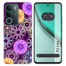 Funda Silicona para Realme P3 lite diseño Radial Dibujos