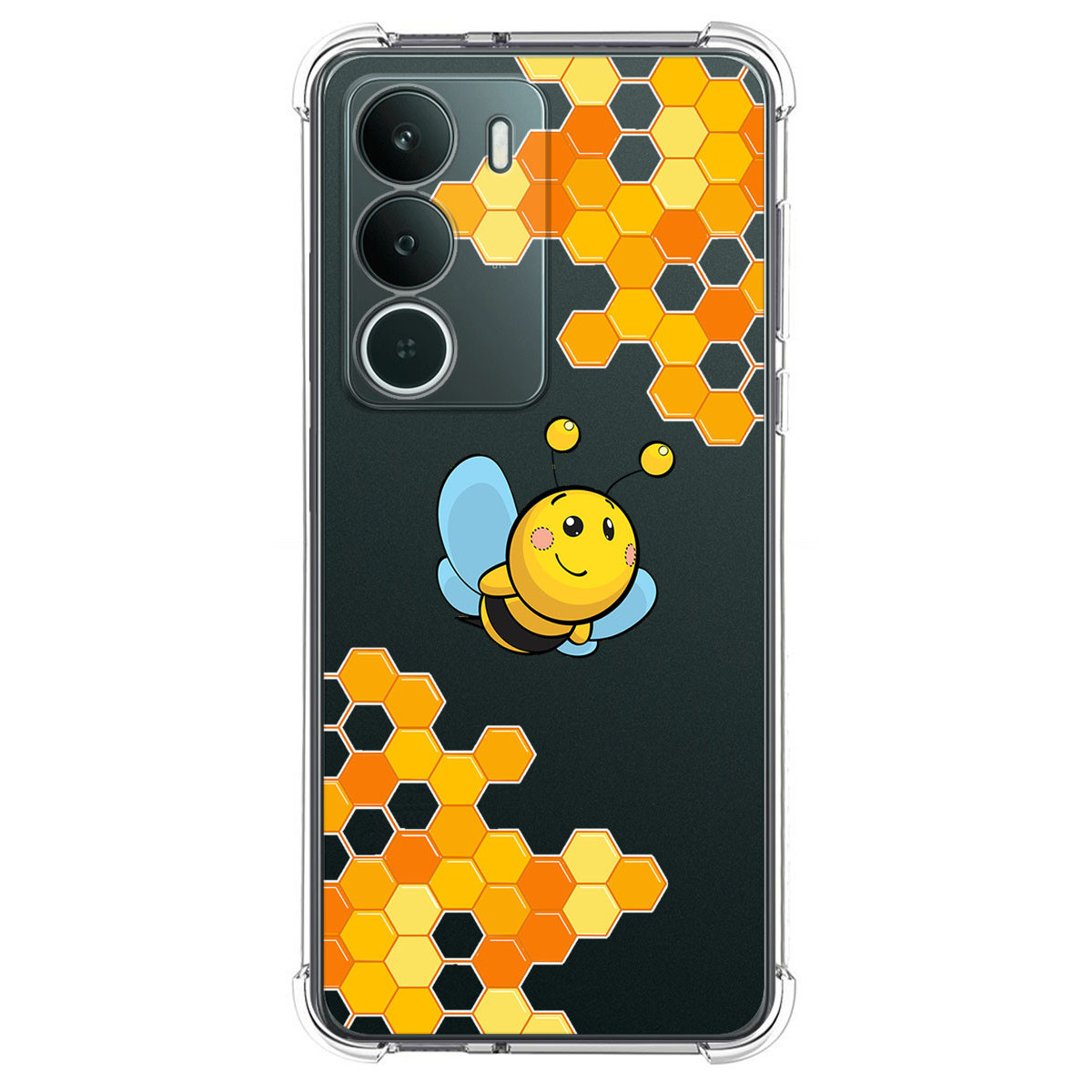 Funda Silicona Antigolpes para Realme P3 lite diseño Abeja Dibujos