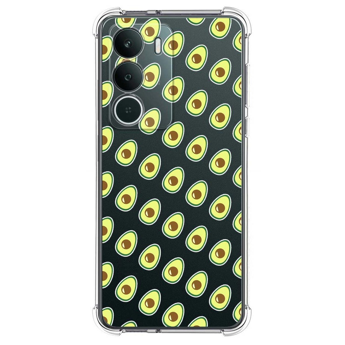 Funda Silicona Antigolpes para Realme P3 lite diseño Aguacate Dibujos
