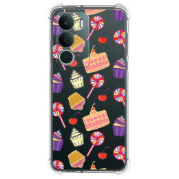 Funda Silicona Antigolpes para Realme P3 lite diseño Dulces 01 Dibujos