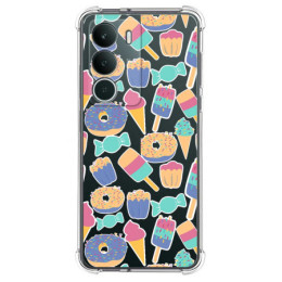 Funda Silicona Antigolpes para Realme P3 lite diseño Dulces 02 Dibujos