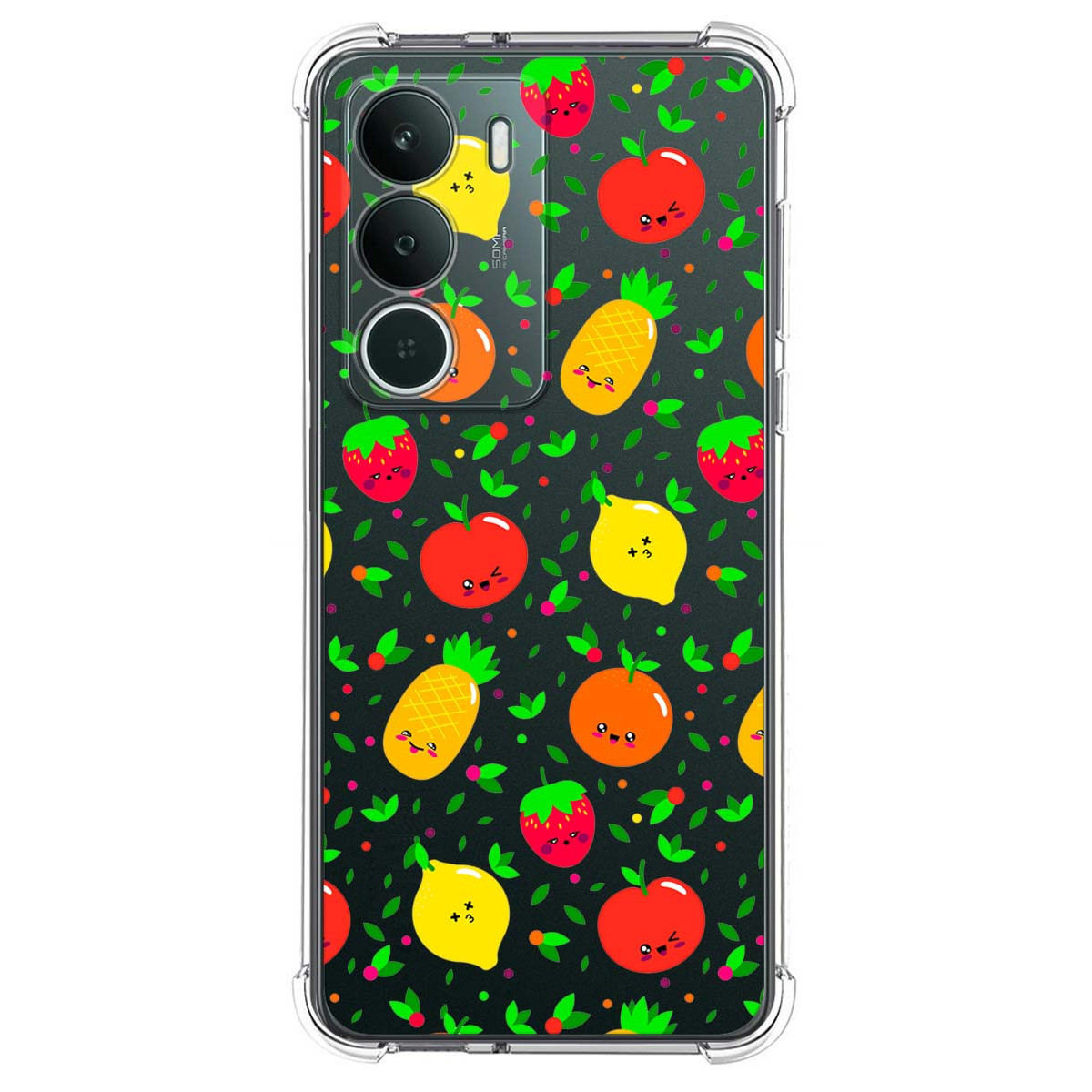 Funda Silicona Antigolpes para Realme P3 lite diseño Frutas 01 Dibujos