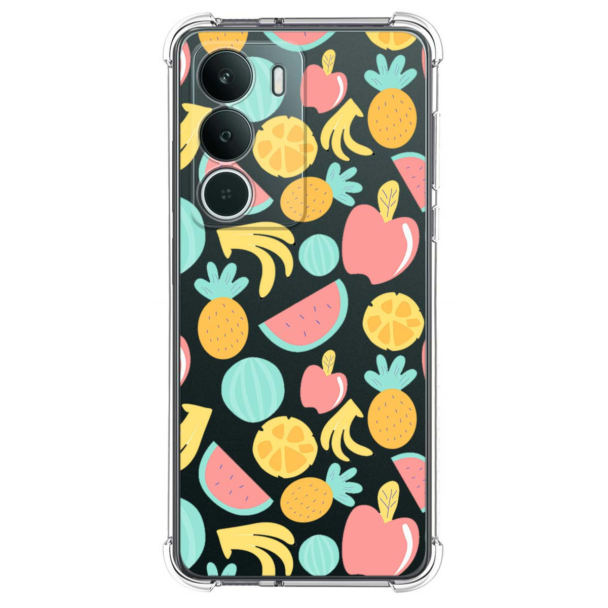 Funda Silicona Antigolpes para Realme P3 lite diseño Frutas 02 Dibujos