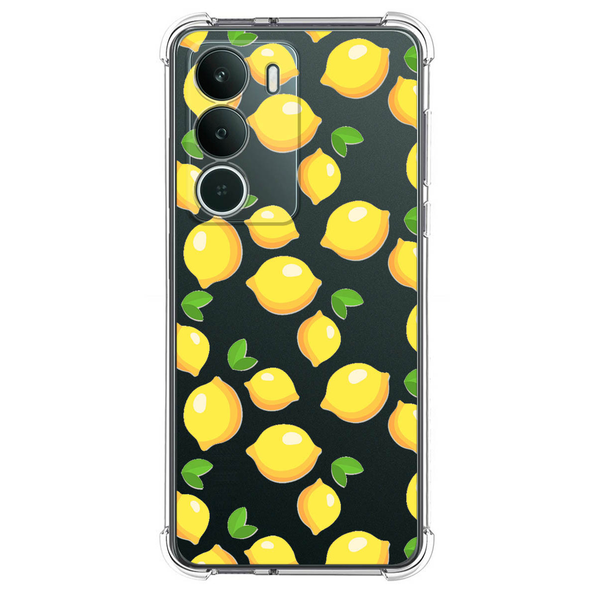 Funda Silicona Antigolpes para Realme P3 lite diseño Limones Dibujos