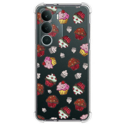 Funda Silicona Antigolpes para Realme P3 lite diseño Muffins Dibujos