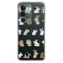 Funda Silicona Antigolpes para Realme P3 lite diseño Perros Dibujos