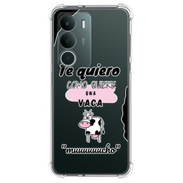 Funda Silicona Antigolpes para Realme P3 lite diseño Vaca Dibujos