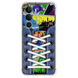 Funda Silicona Antigolpes para Realme P3 lite diseño Zapatillas 14 Dibujos