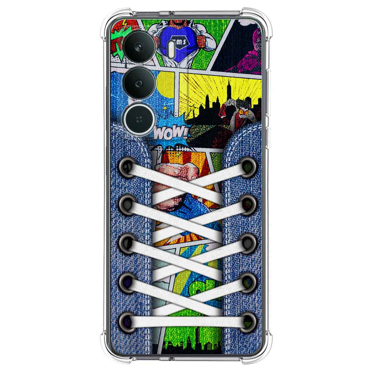 Funda Silicona Antigolpes para Realme P3 lite diseño Zapatillas 14 Dibujos