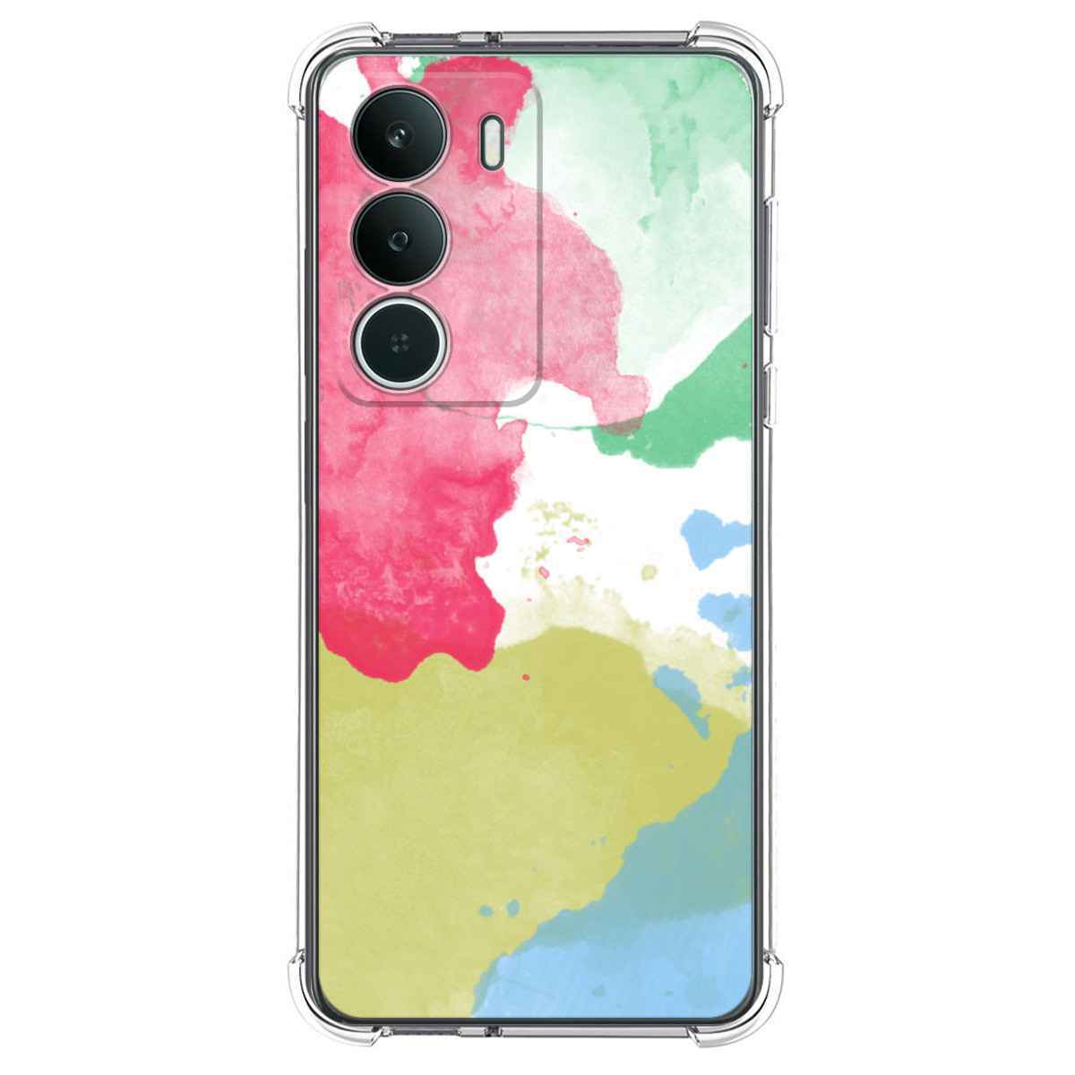 Funda Silicona Antigolpes para Realme P3 lite diseño Acuarela 02 Dibujos