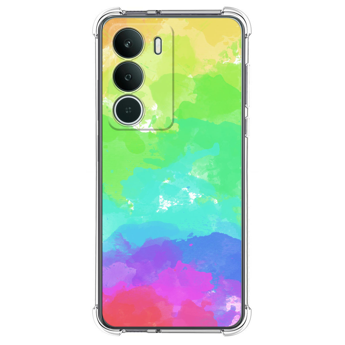 Funda Silicona Antigolpes para Realme P3 lite diseño Acuarela 03 Dibujos