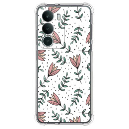 Funda Silicona Antigolpes para Realme P3 lite diseño Flores 01 Dibujos