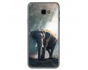 Funda Gel Tpu para Samsung Galaxy J4+ Plus Diseño Elefante Dibujos
