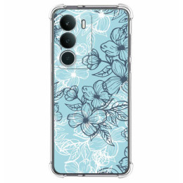 Funda Silicona Antigolpes para Realme P3 lite diseño Flores 03 Dibujos