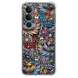 Funda Silicona Antigolpes para Realme P3 lite diseño Flores 04 Dibujos