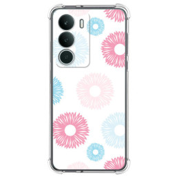 Funda Silicona Antigolpes para Realme P3 lite diseño Flores 06 Dibujos