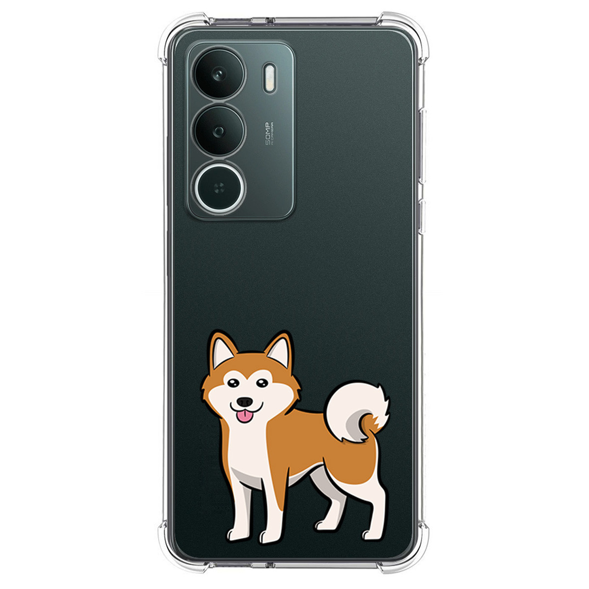 Funda Silicona Antigolpes para Realme P3 lite diseño Perros 02 Dibujos
