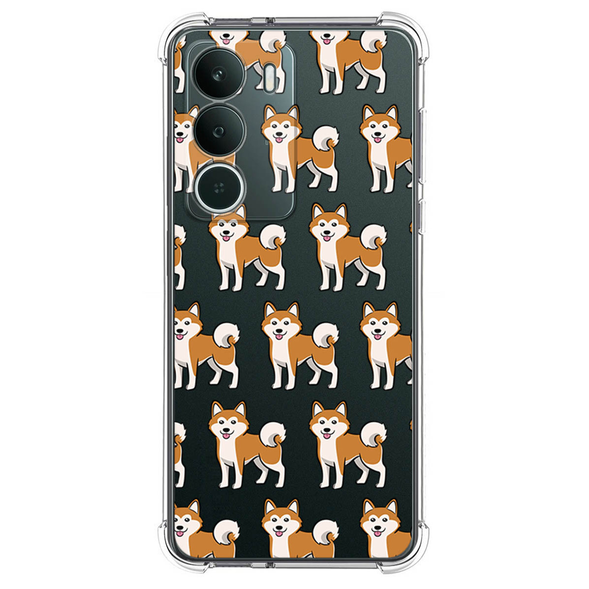 Funda Silicona Antigolpes para Realme P3 lite diseño Perros 08 Dibujos