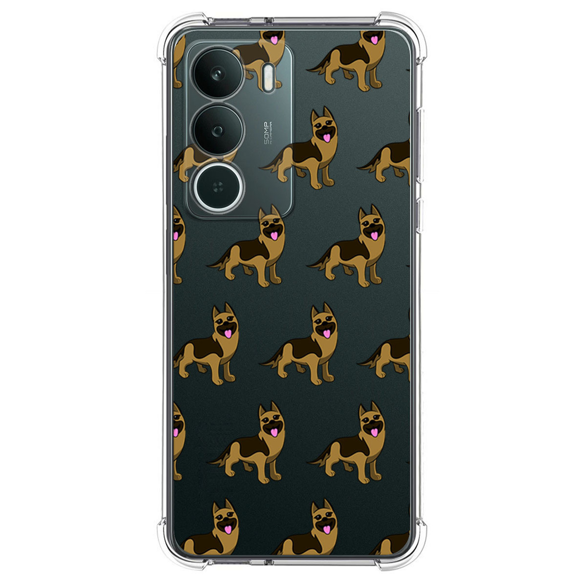Funda Silicona Antigolpes para Realme P3 lite diseño Perros 09 Dibujos