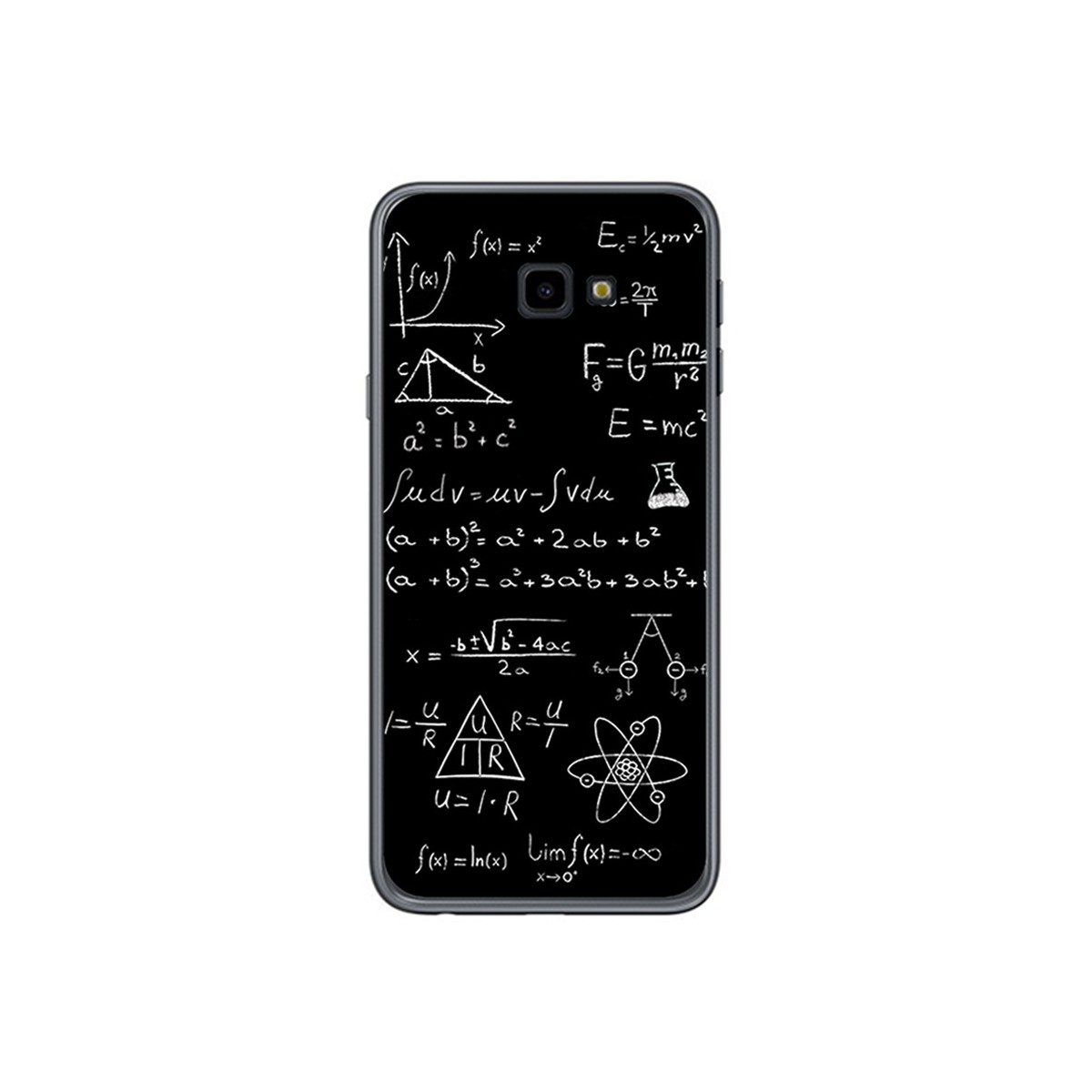 Funda Gel Tpu para Samsung Galaxy J4+ Plus Diseño Formulas Dibujos