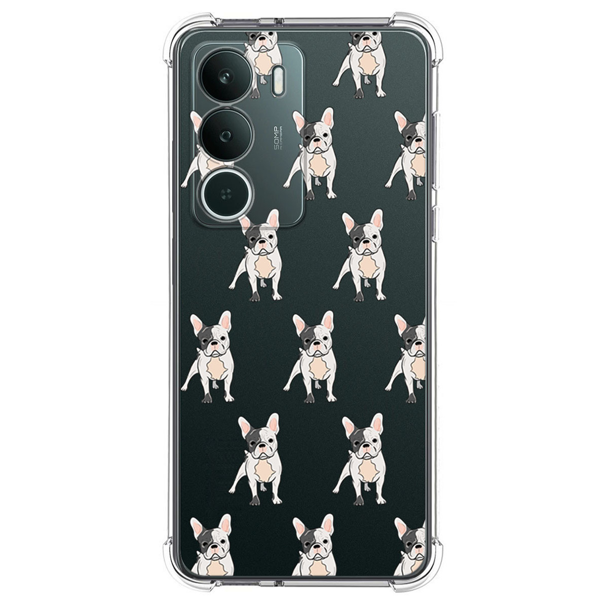 Funda Silicona Antigolpes para Realme P3 lite diseño Perros 12 Dibujos