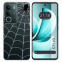 Funda Silicona Transparente para Realme C71 4G diseño Araña Dibujos