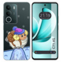 Funda Silicona Transparente para Realme C71 4G diseño Cabra Dibujos