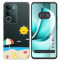 Funda Silicona Transparente para Realme C71 4G diseño Playa Dibujos