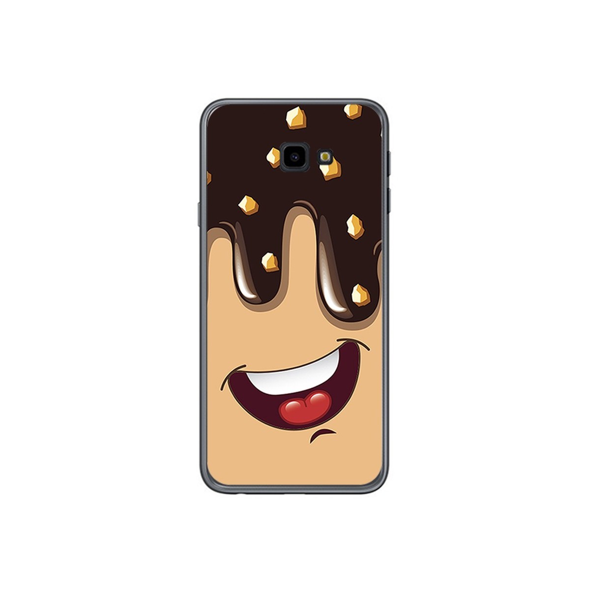 Funda Gel Tpu para Samsung Galaxy J4+ Plus Diseño Helado Chocolate Dibujos