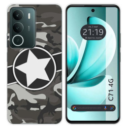 Funda Silicona para Realme C71 4G diseño Camuflaje 02 Dibujos
