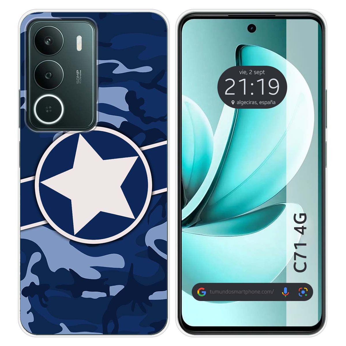 Funda Silicona para Realme C71 4G diseño Camuflaje 03 Dibujos