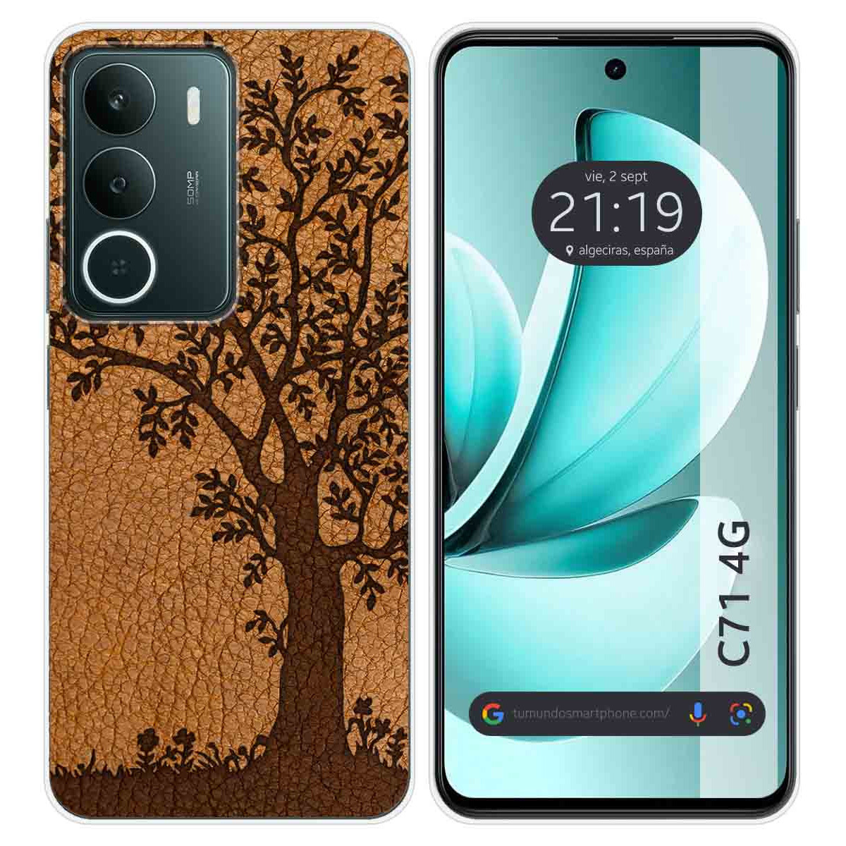 Funda Silicona para Realme C71 4G diseño Cuero 03 Dibujos