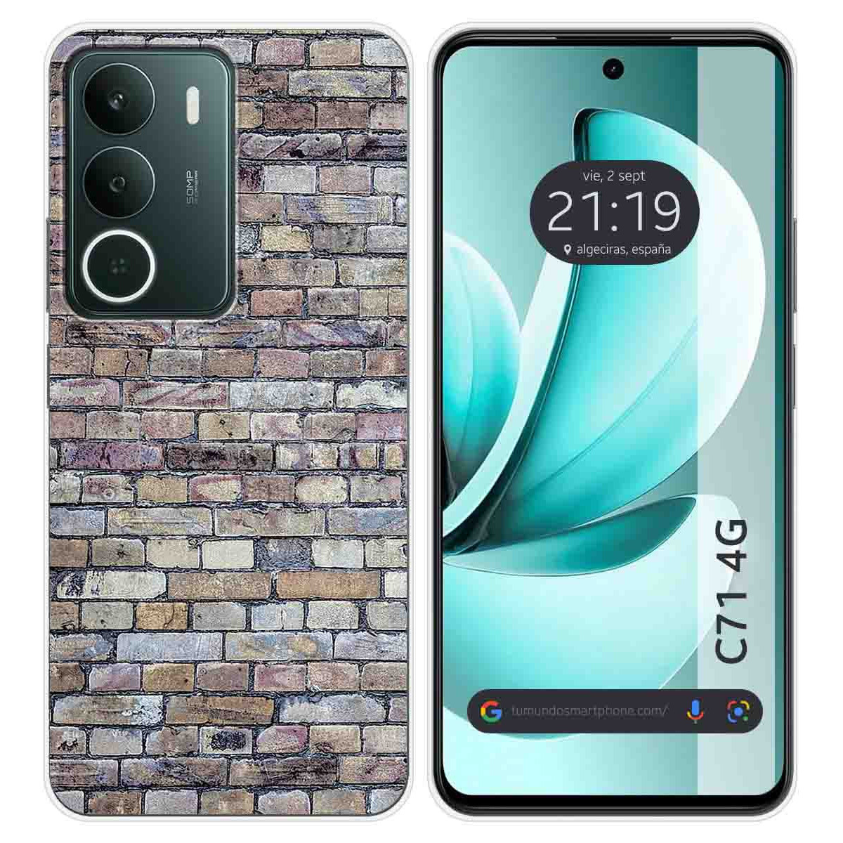 Funda Silicona para Realme C71 4G diseño Ladrillo 02 Dibujos