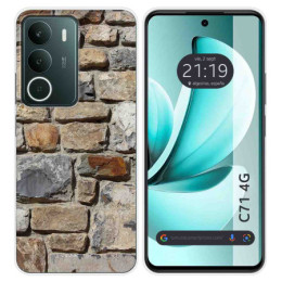 Funda Silicona para Realme C71 4G diseño Ladrillo 03 Dibujos