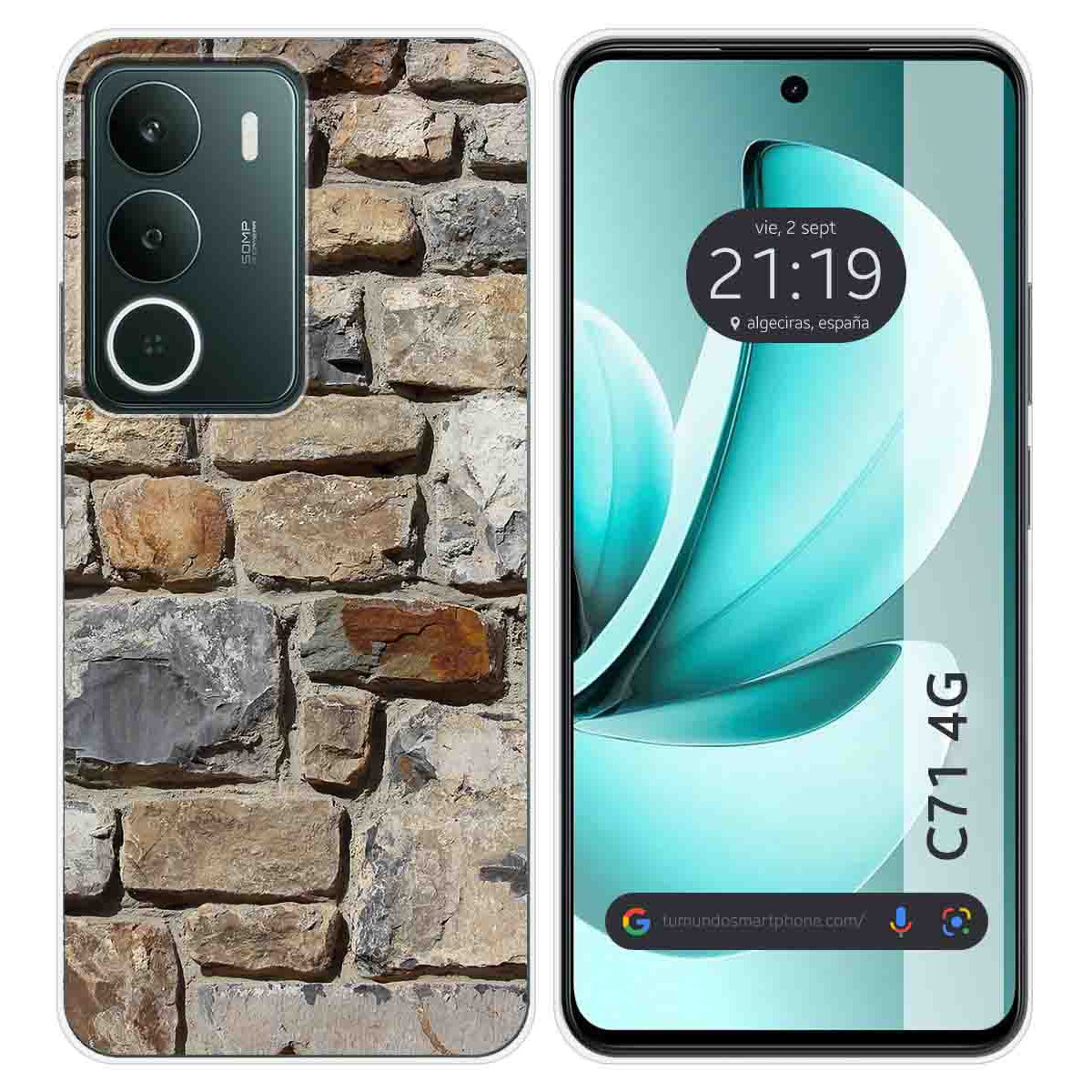 Funda Silicona para Realme C71 4G diseño Ladrillo 03 Dibujos