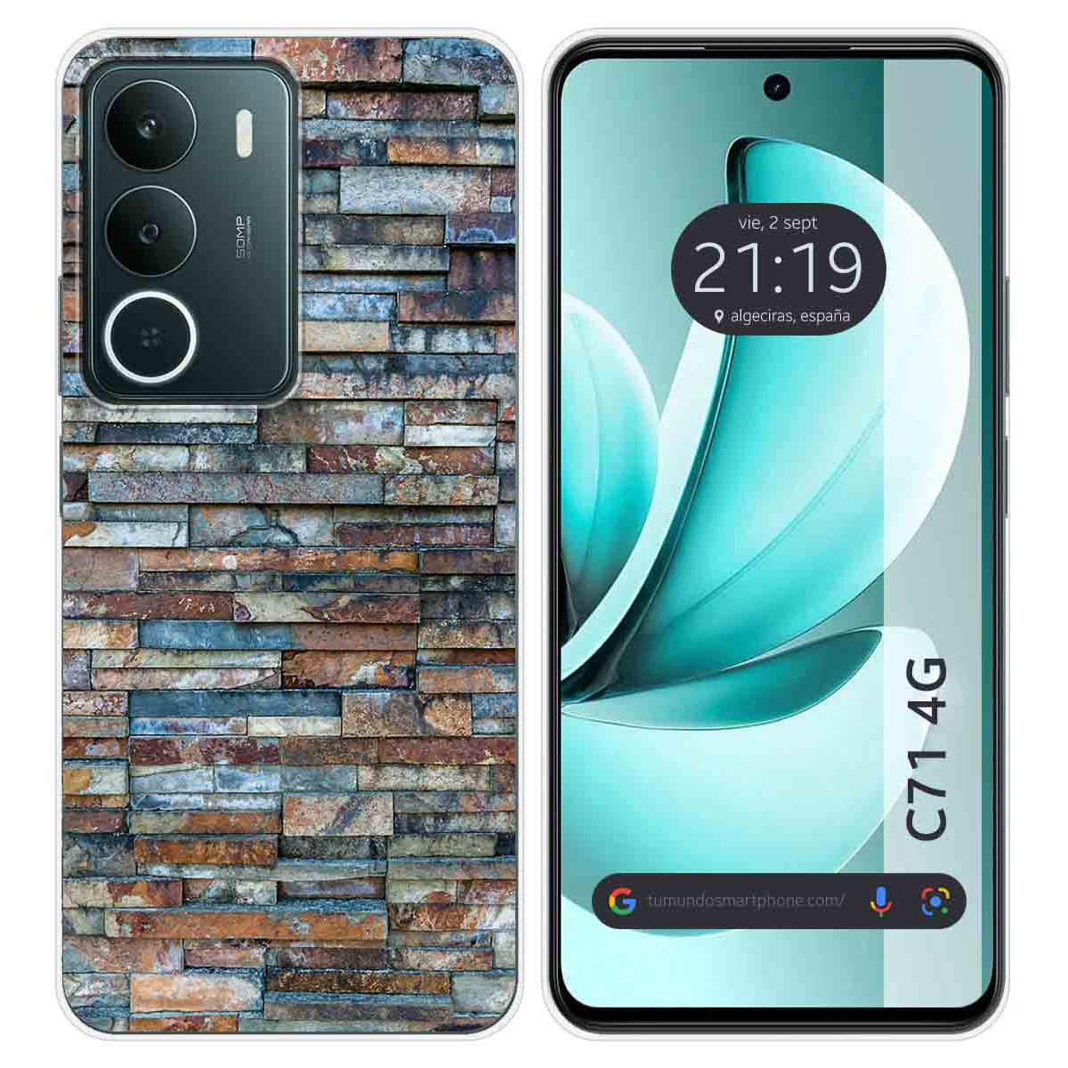 Funda Silicona para Realme C71 4G diseño Ladrillo 05 Dibujos
