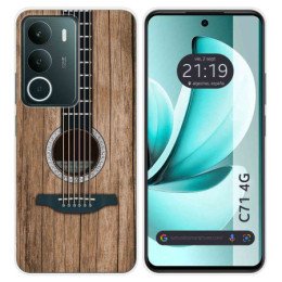 Funda Silicona para Realme C71 4G diseño Madera 11 Dibujos