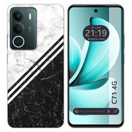 Funda Silicona para Realme C71 4G diseño Mármol 01 Dibujos