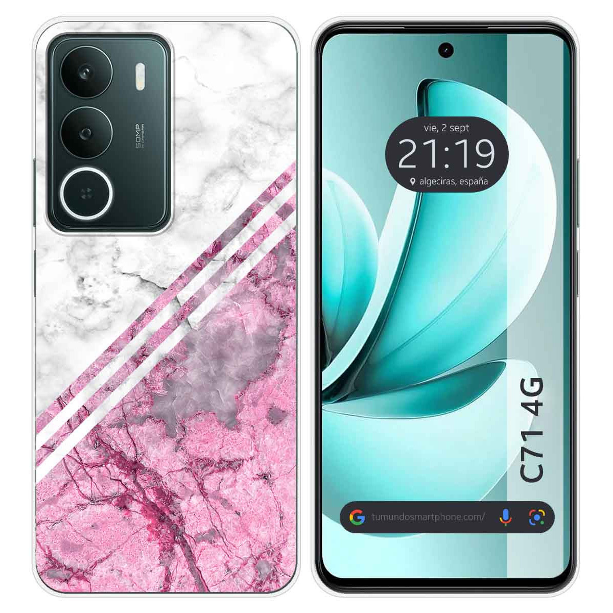 Funda Silicona para Realme C71 4G diseño Mármol 03 Dibujos