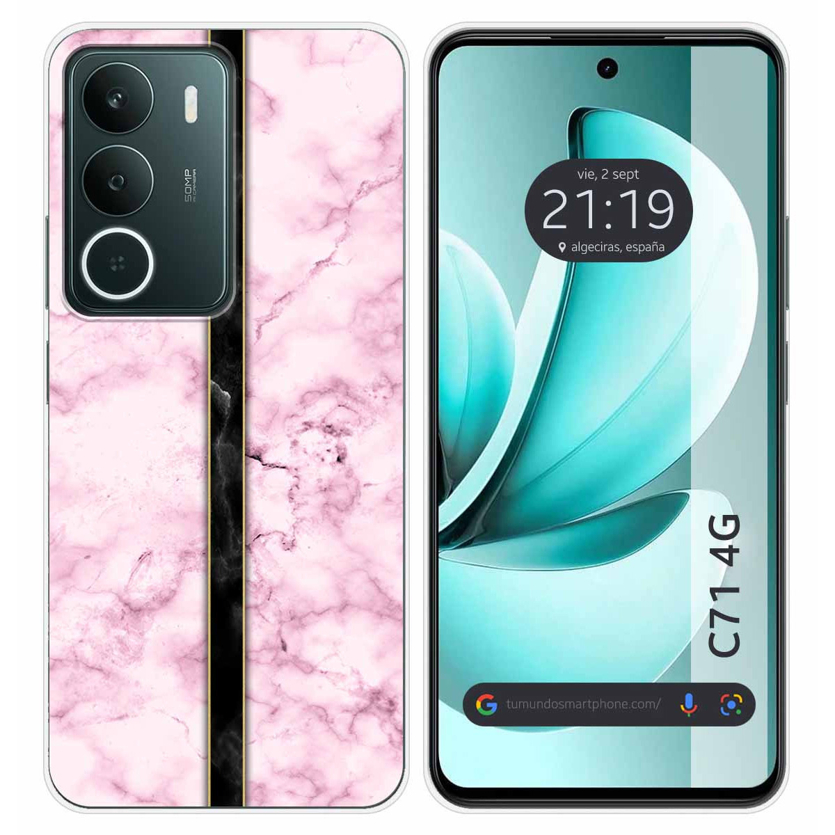 Funda Silicona para Realme C71 4G diseño Mármol 04 Dibujos