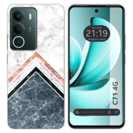 Funda Silicona para Realme C71 4G diseño Mármol 05 Dibujos