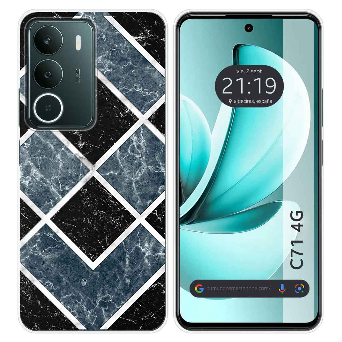 Funda Silicona para Realme C71 4G diseño Mármol 06 Dibujos