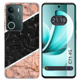 Funda Silicona para Realme C71 4G diseño Mármol 07 Dibujos