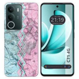 Funda Silicona para Realme C71 4G diseño Mármol 08 Dibujos