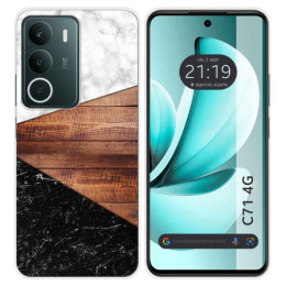 Funda Silicona para Realme C71 4G diseño Mármol 11 Dibujos