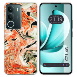Funda Silicona para Realme C71 4G diseño Mármol 12 Dibujos