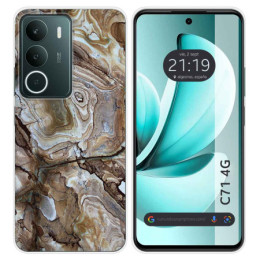 Funda Silicona para Realme C71 4G diseño Mármol 14 Dibujos