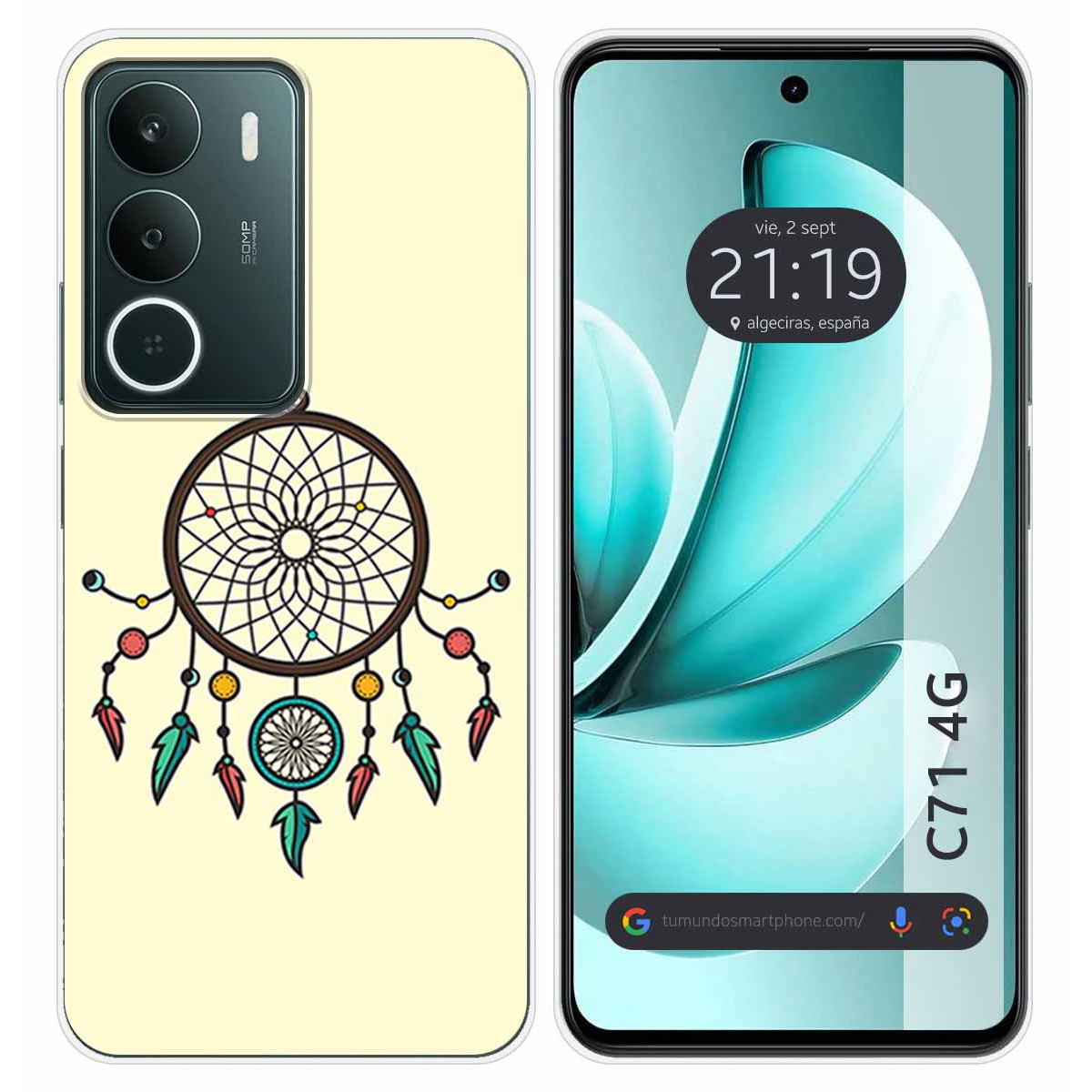 Funda Silicona para Realme C71 4G diseño Atrapasueños Dibujos