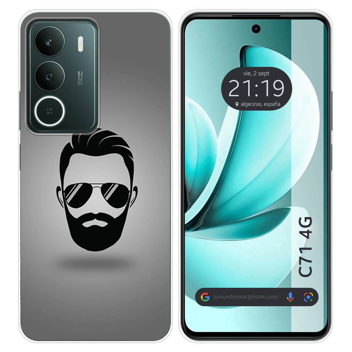 Funda Silicona para Realme C71 4G diseño Barba Dibujos